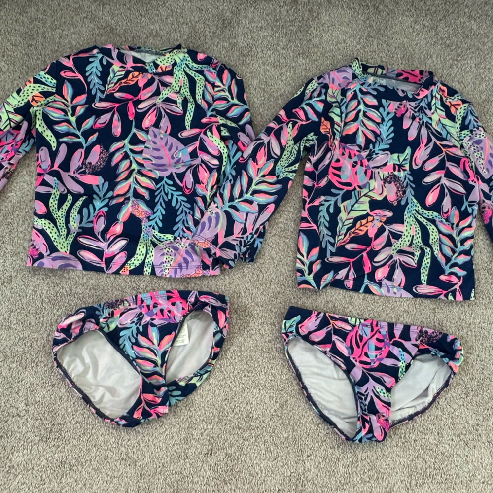 Colorful matching Kids Swim Sets